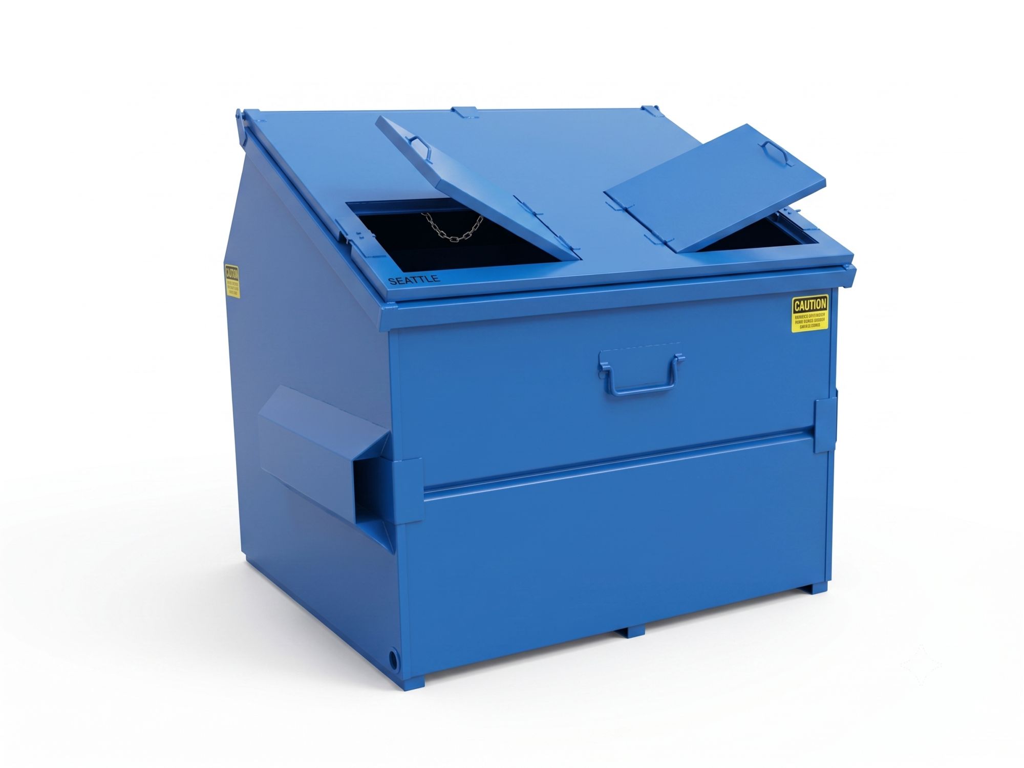 Montana 3 cubic yard rear load bear resistant commercial dumpster IGBC approved