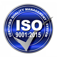 Capital Industries' ISO 9001:2015 certification badge