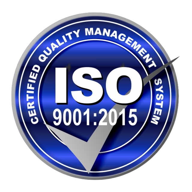 Capital Industries' ISO 9001:2015 certification badge