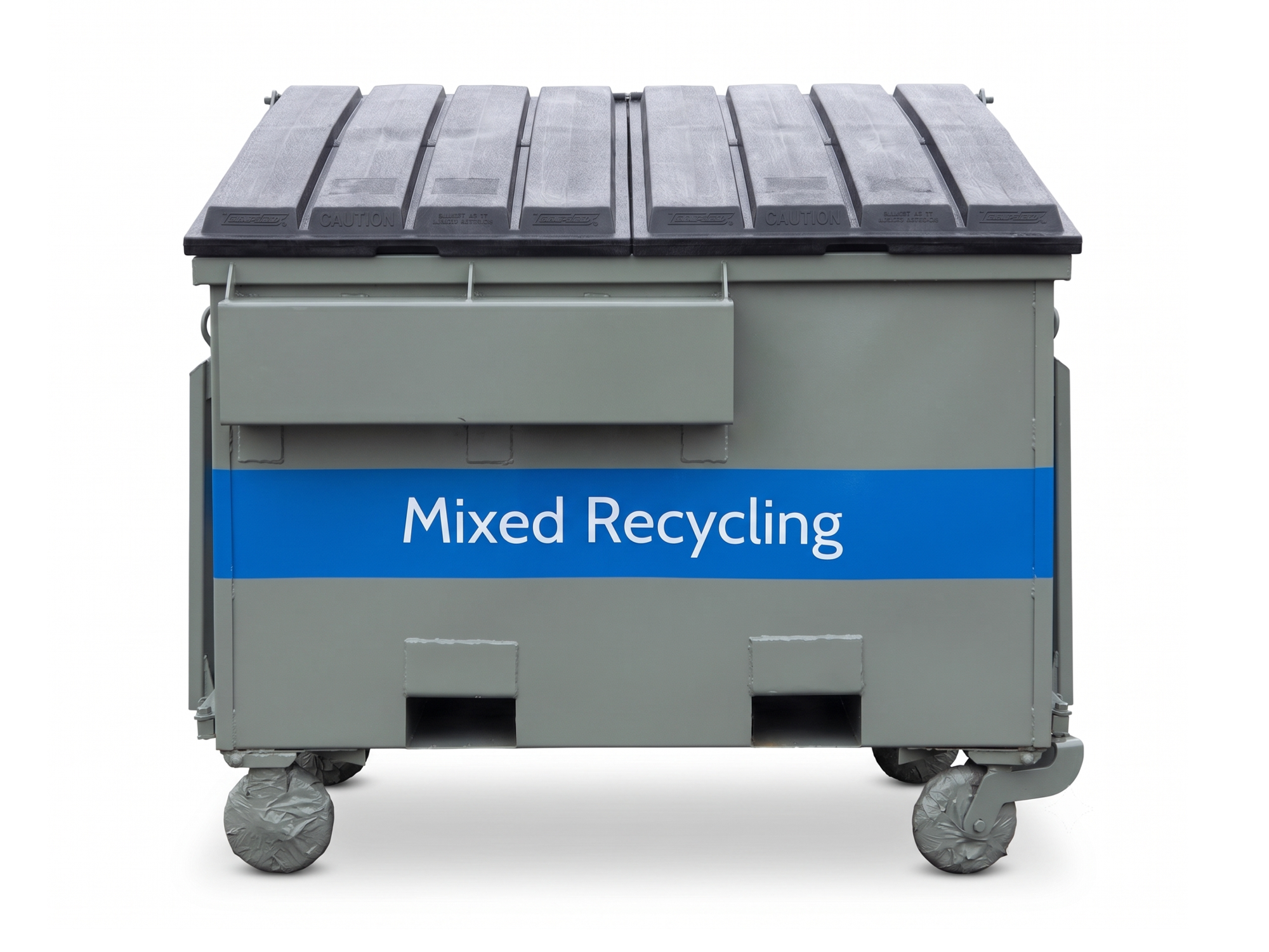 Mixed recycling bin