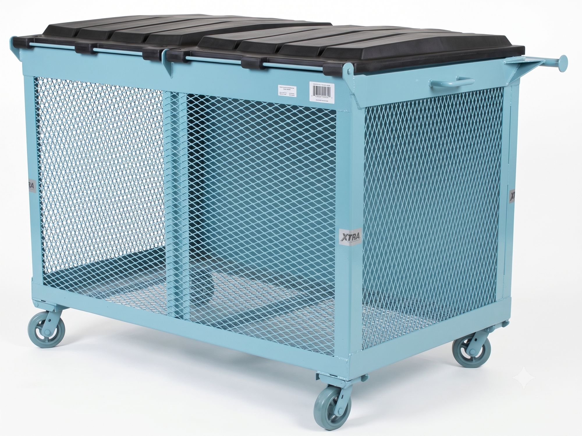2 cubic yard rear load recycling container