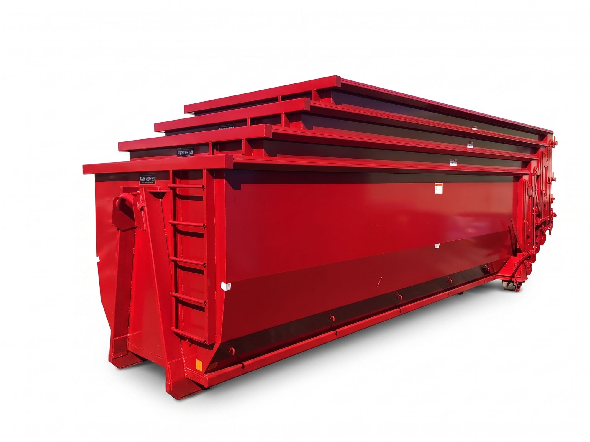 30 cubic yard Stacked Round Bottom Roll-off Containers