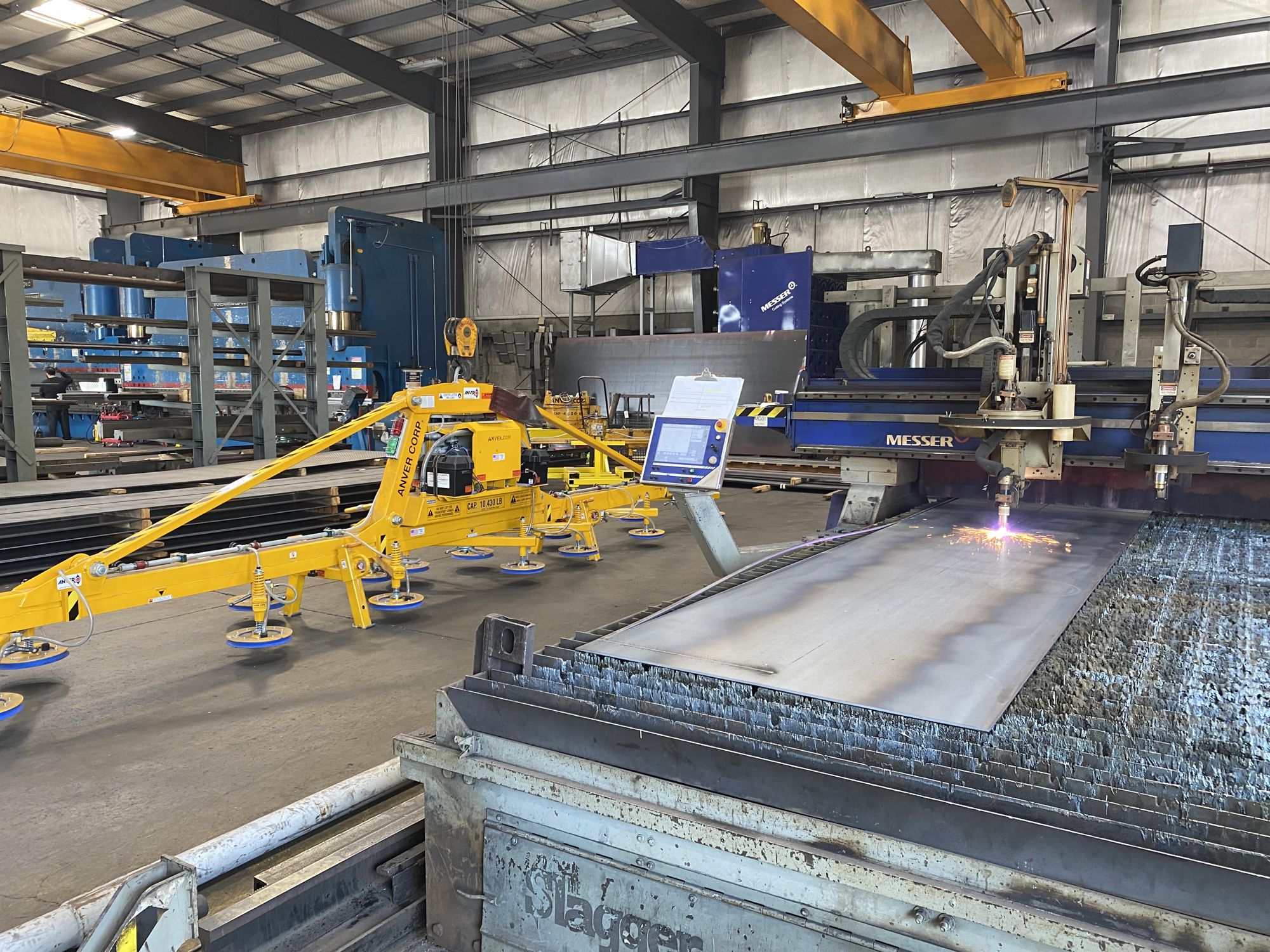 Messer Hi Def plasma processing long plate